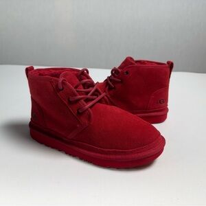UGG Neumel Women's Boot Samba Red Suede SIZE 5